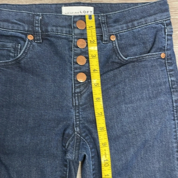 Loft made and loved Modern Skinny Denim Jean Button Fly 26/2 - Picture 9 of 14